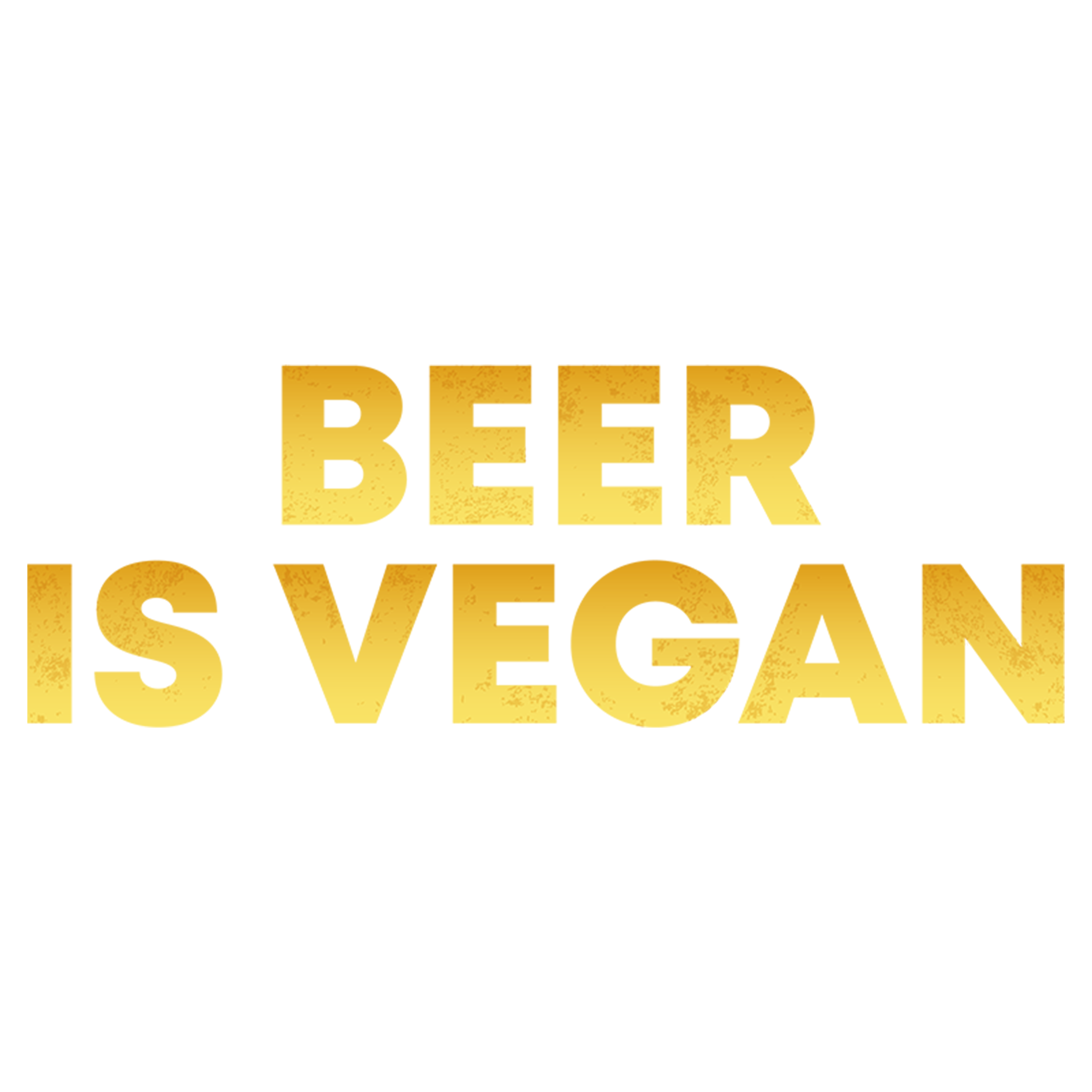 Beer is vegan