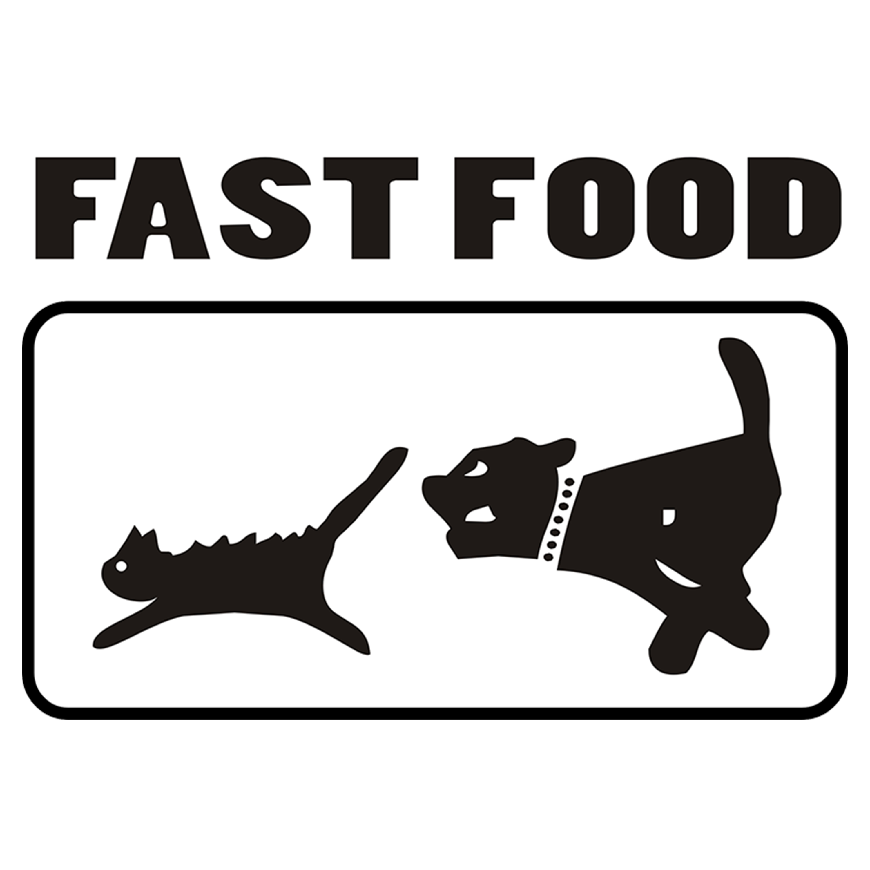 Fast food cat and dog