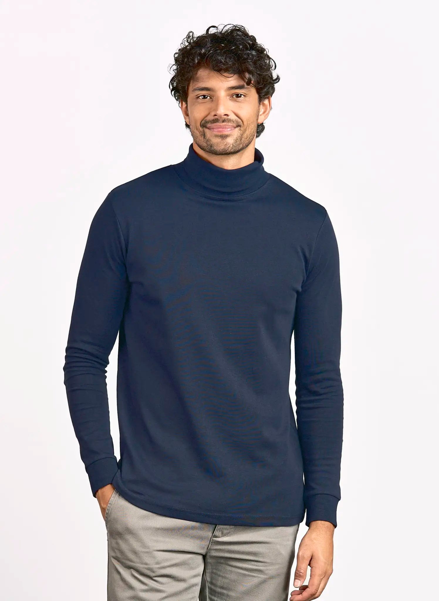 all-groups Men's Turtleneck T-Shirt Long Sleeve
