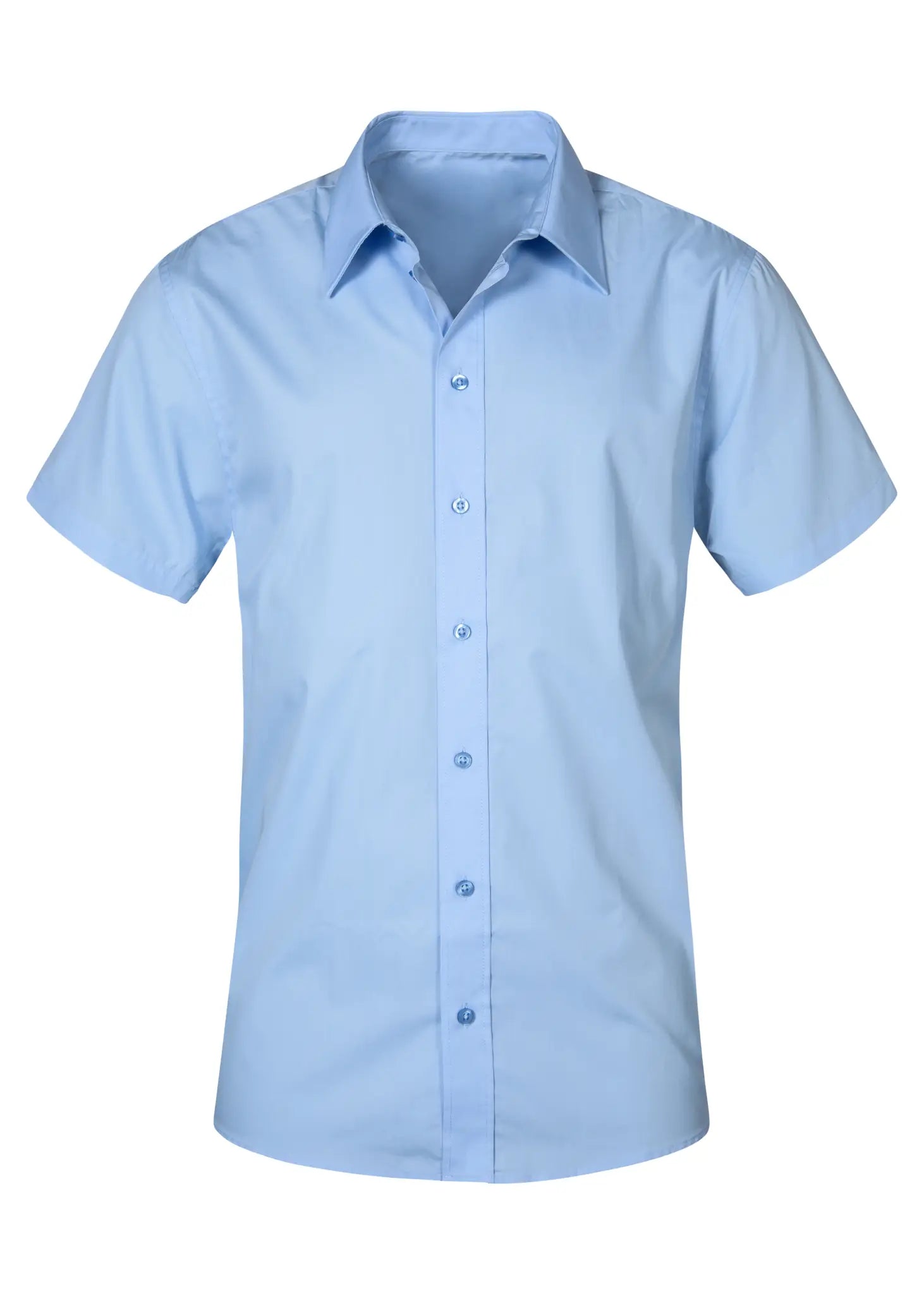 all-groups Men's Poplin Shirt Short Sleeve