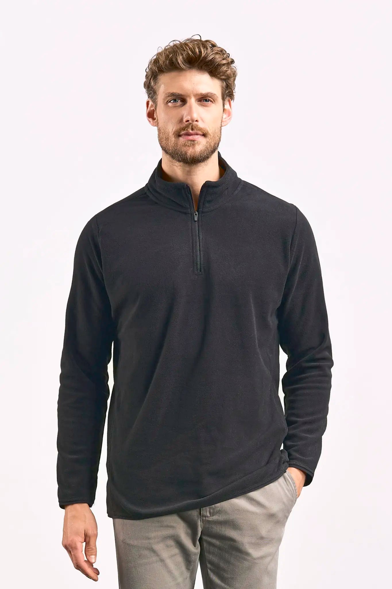 all-groups Men's Recycled Fleece Troyer
