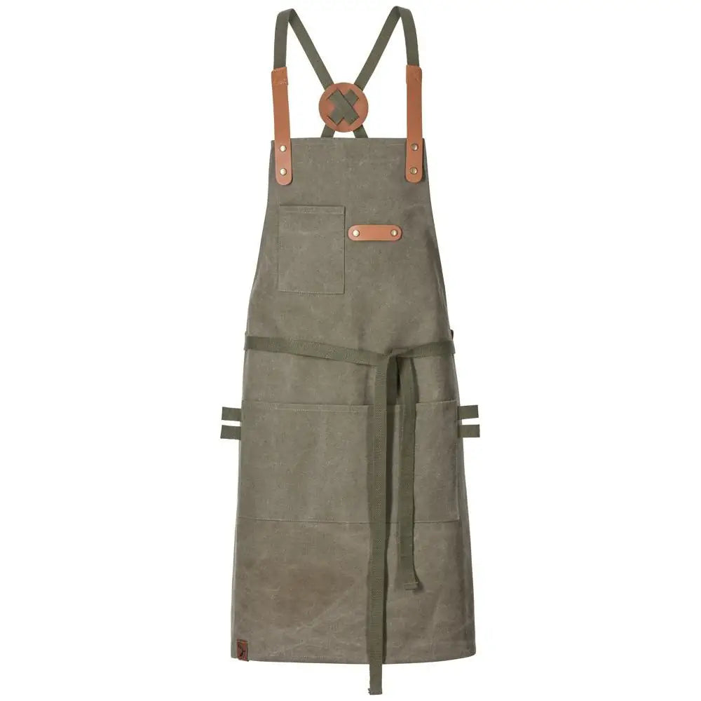 all-groups Bib Apron Canvas With Decorative Label