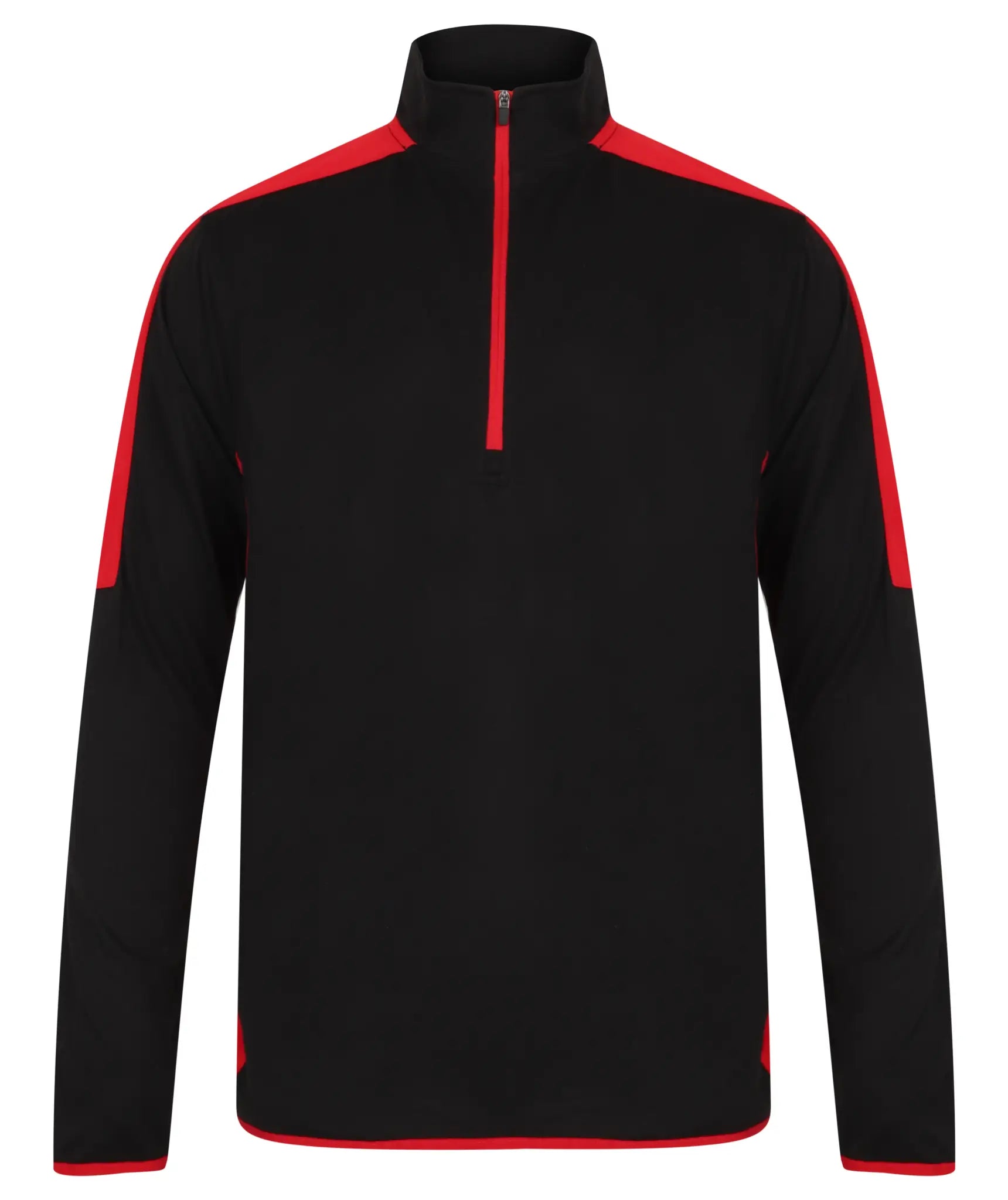 all-groups Men's Adults 14 Zip Midlayer With Contrast Panelling