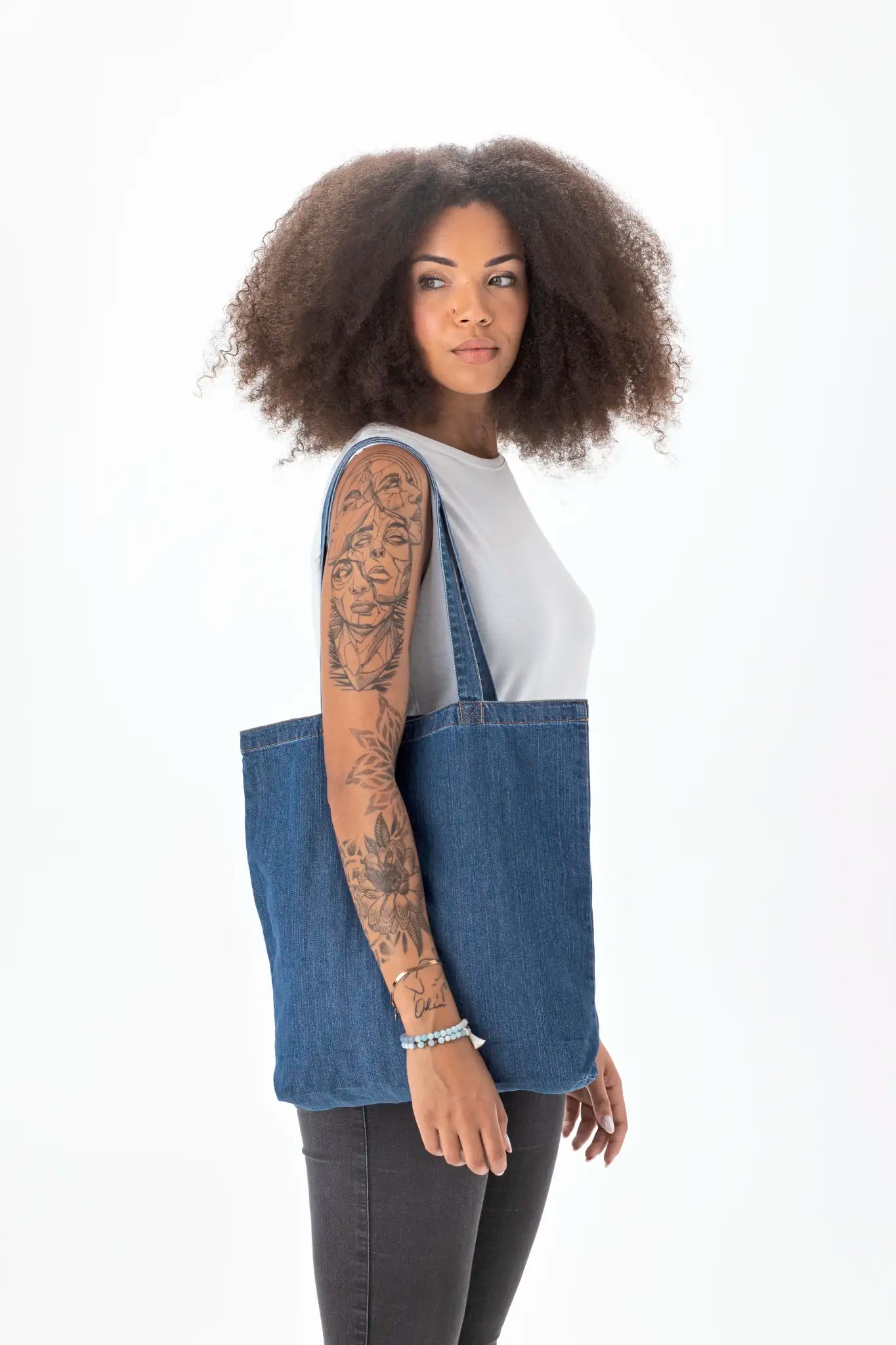 all-groups Denim Bag