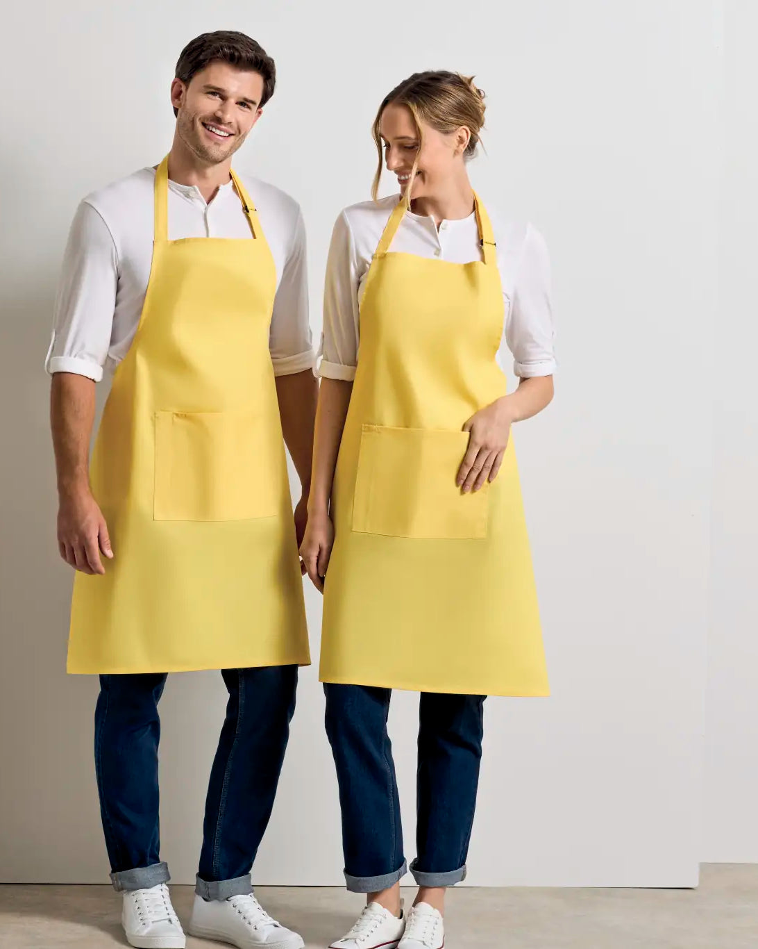 all-groups Colours Collection Bib Apron With Pocket