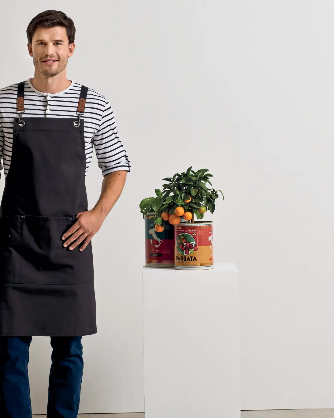 all-groups Clip ‘n' Clasp Cross Back Bib Apron