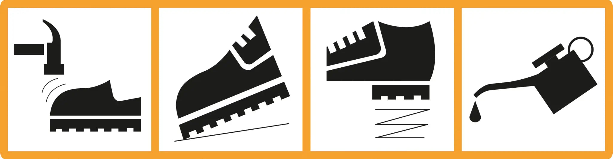 all-groups All Black Safety Trainer