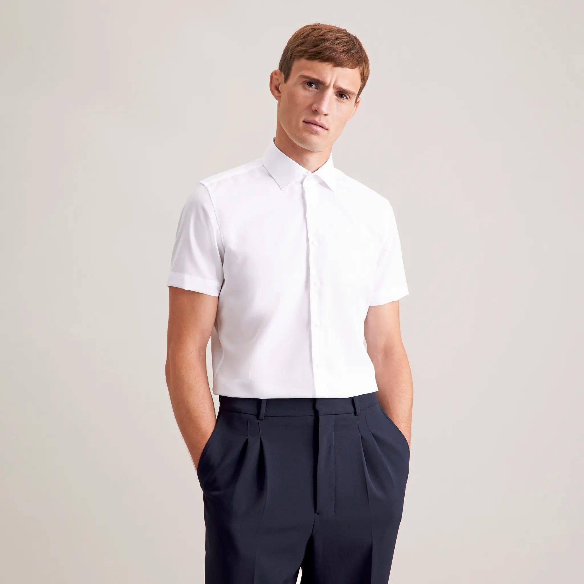 all-groups Men's Shirt Slim Fit Short Sleeve