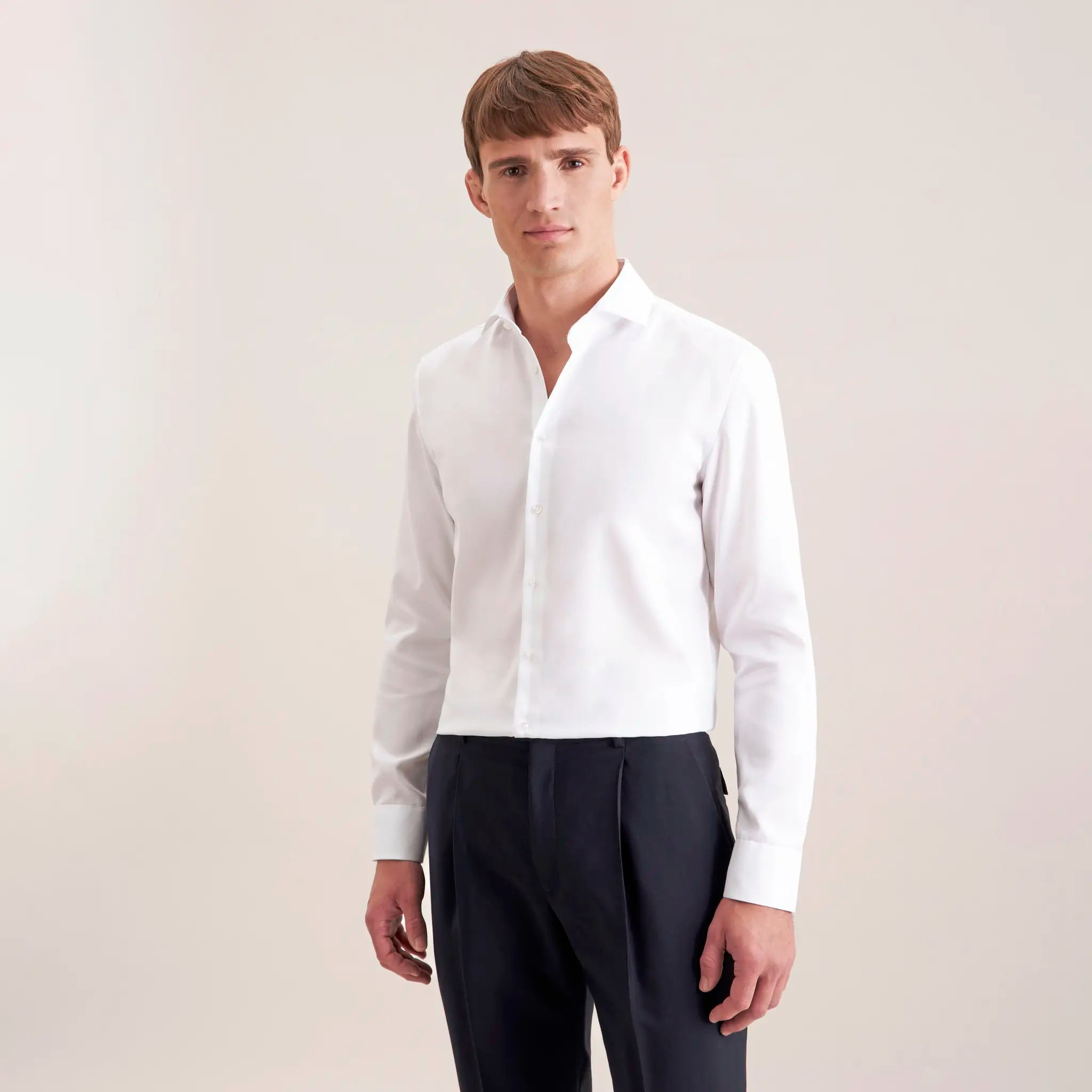 all-groups Men's Shirt Slim Fit Oxford Longsleeve