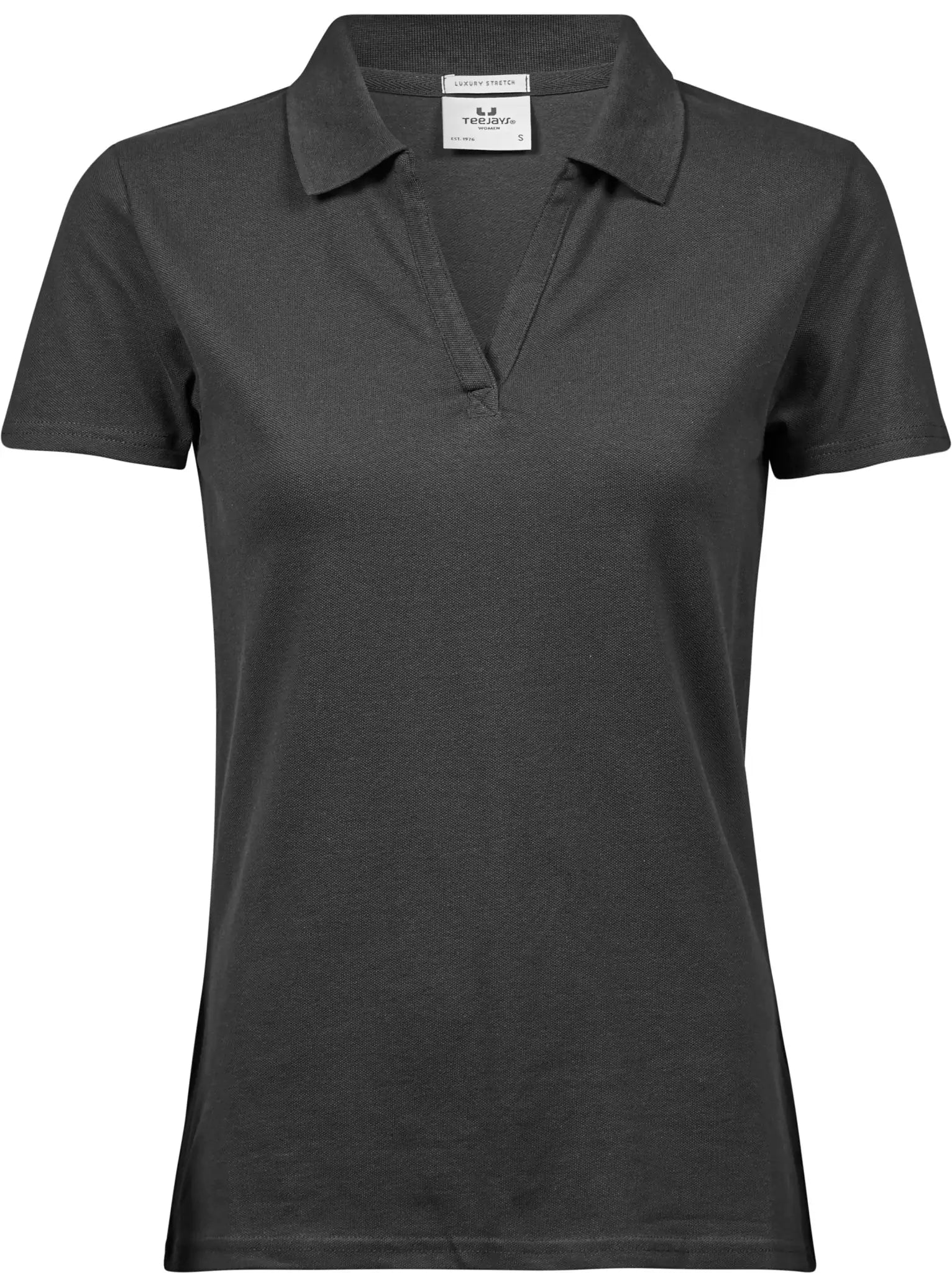 all-groups Women's Luxury Stretch V Neck Polo