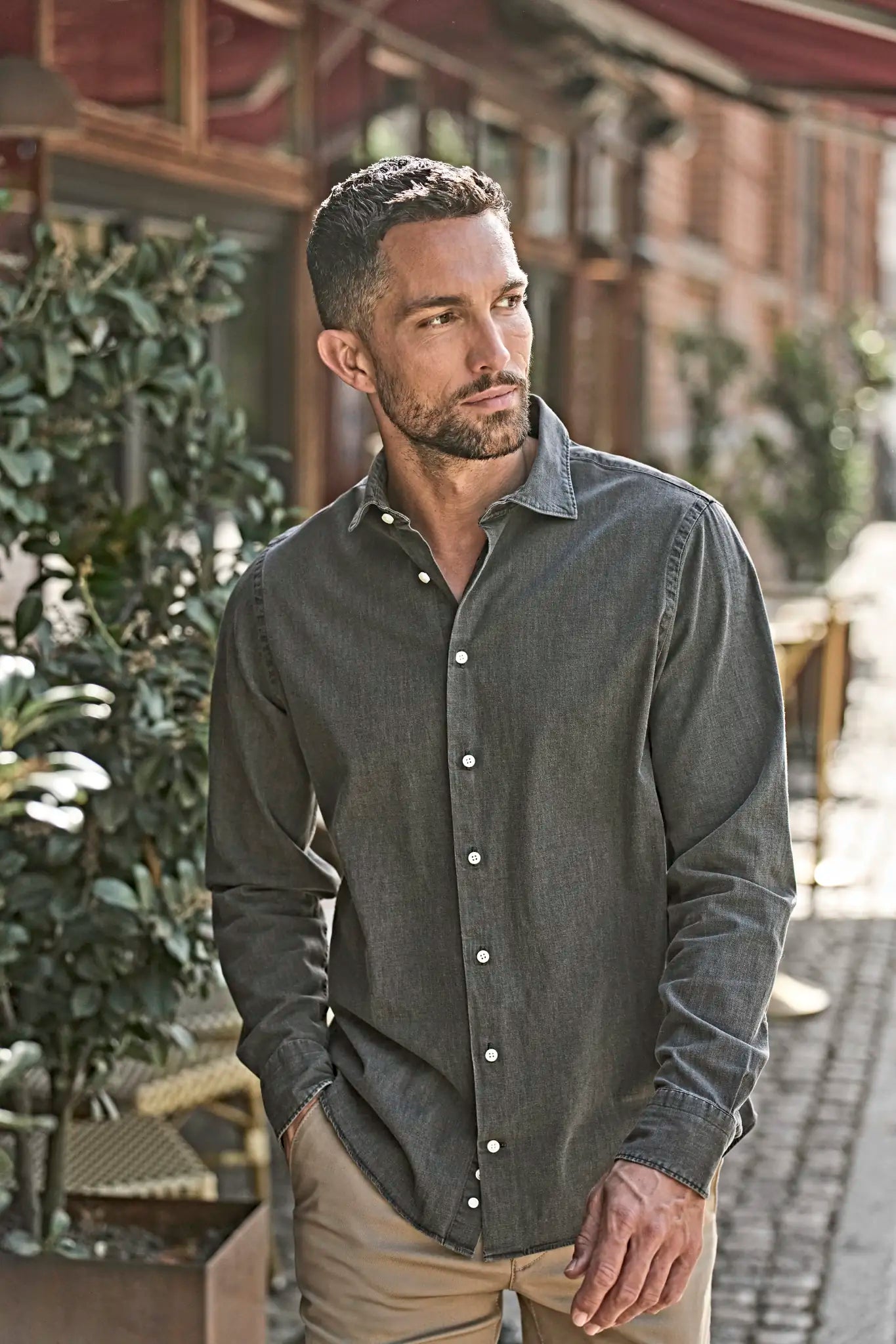 all-groups Men's Denim shirt