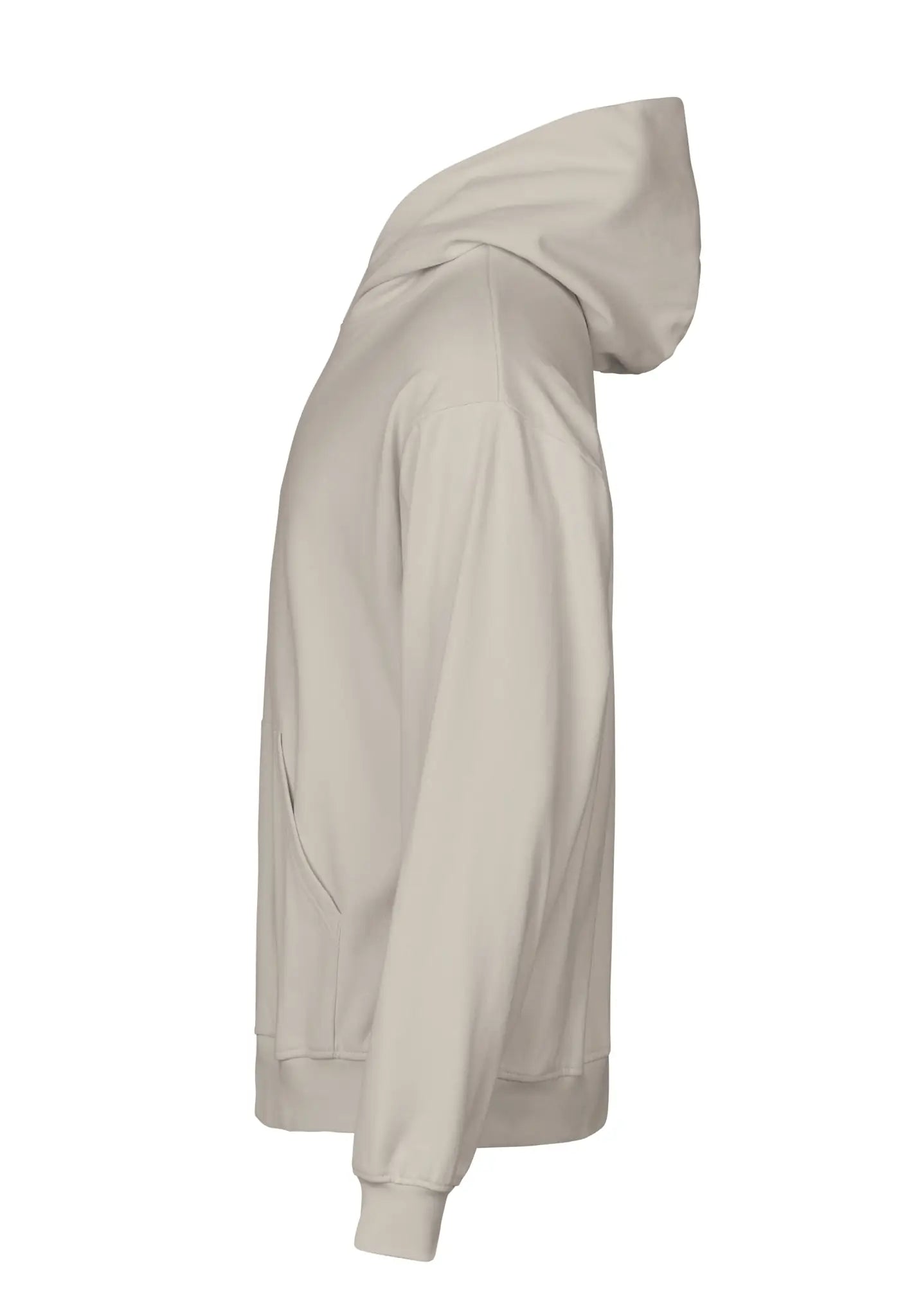 all-groups Men's UNLABELED Heavy Loose Fit Hooded Sweatshirt