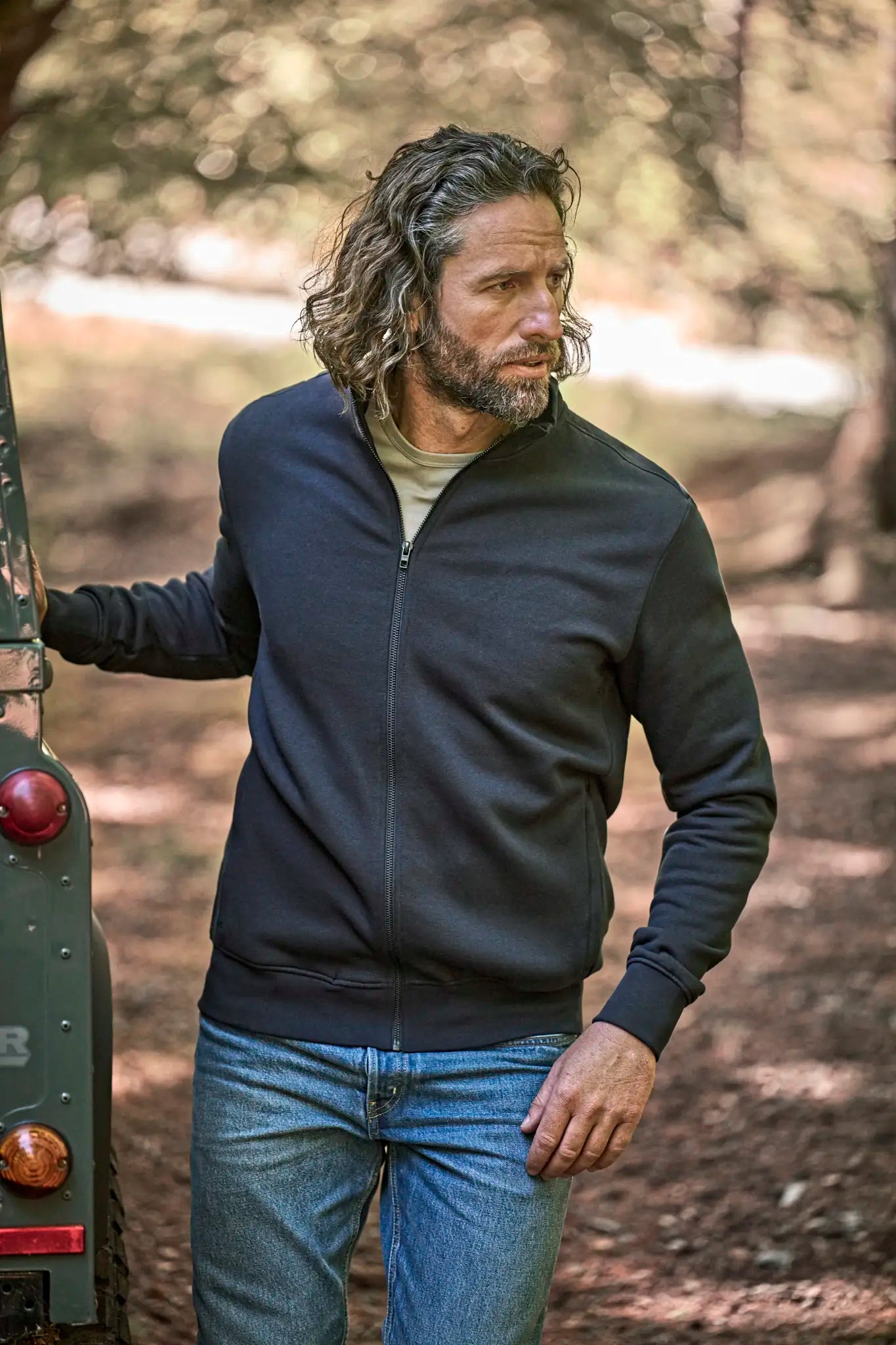 all-groups Men's Full Zip Sweatshirt Cardigan