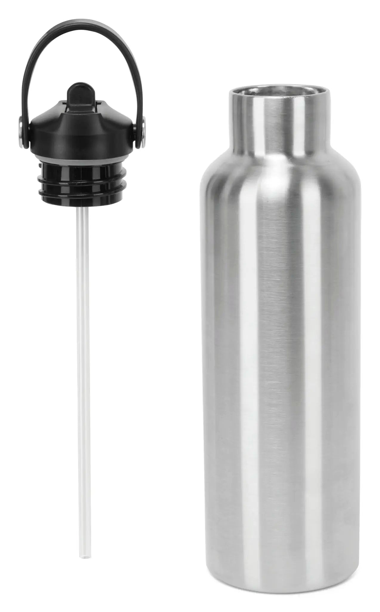 all-groups Vacuum Sports Water Bottle with Flip Up Straw