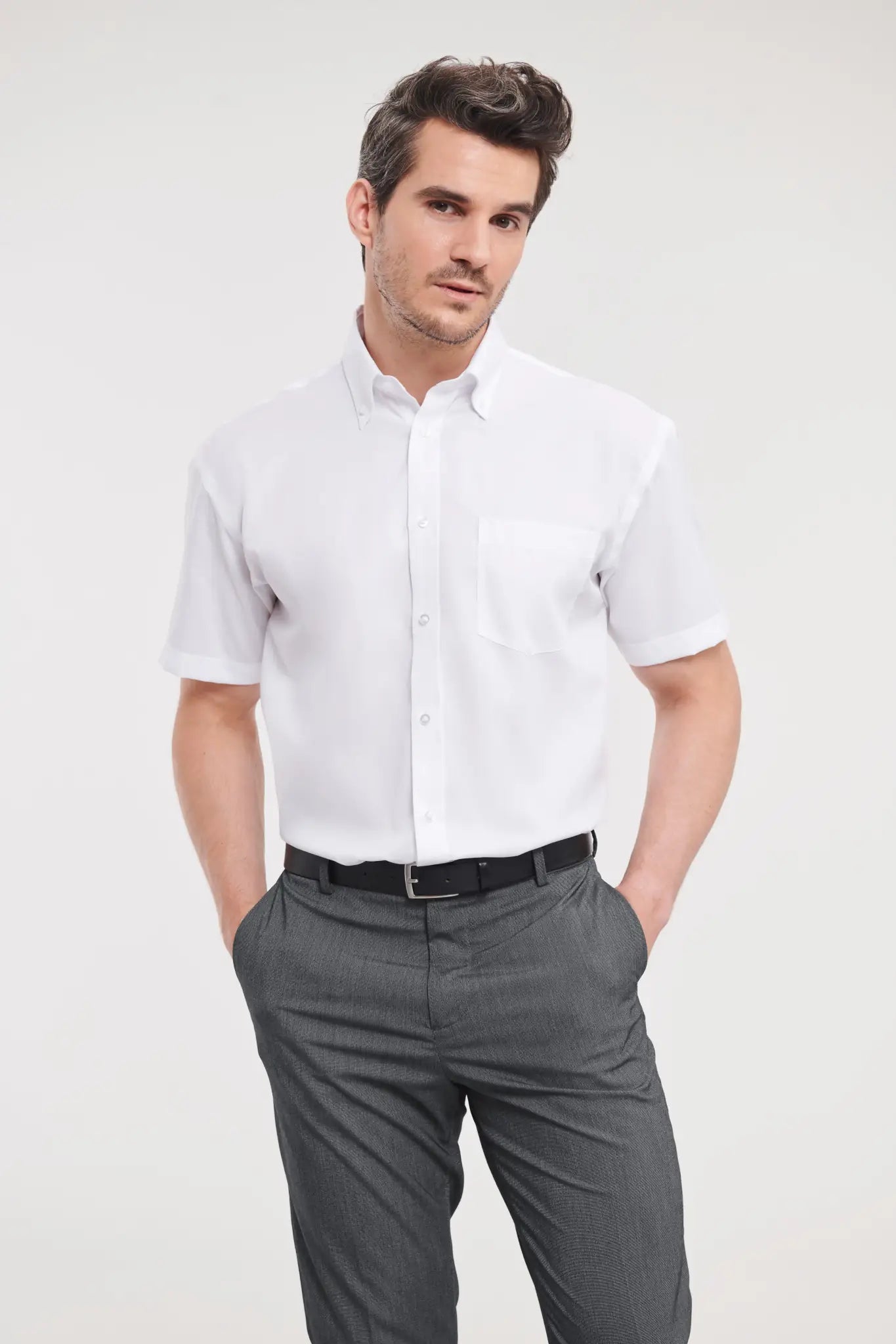 all-groups Men's Short Sleeve Classic Ultimate Non Iron Shirt