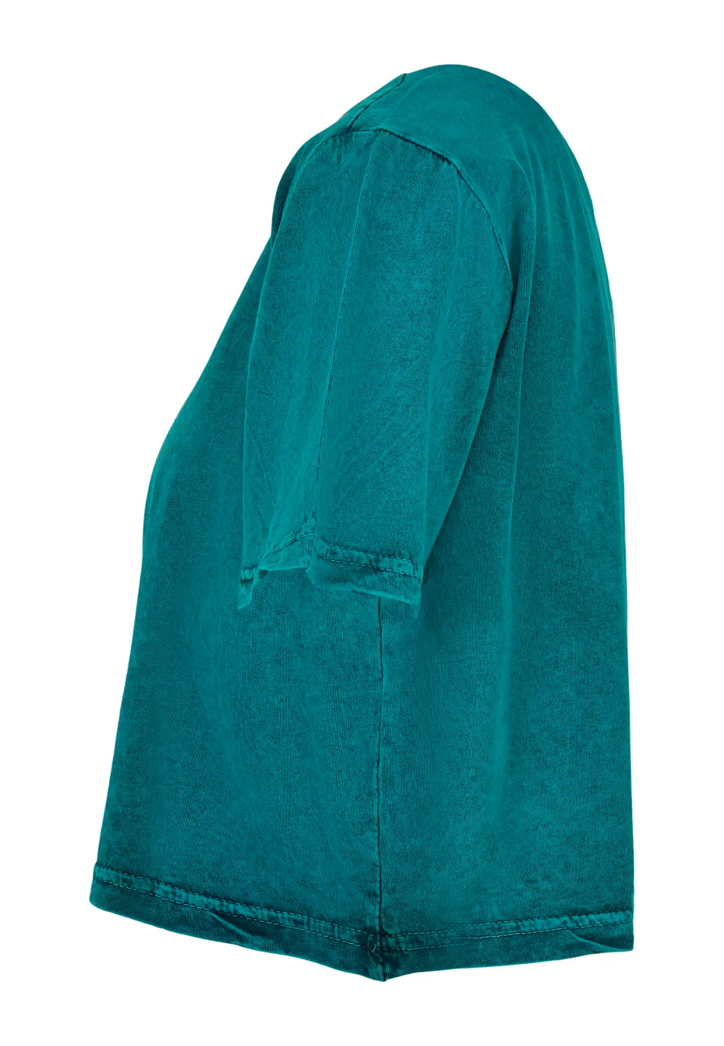 all-groups Women's Acid Washed Cropped Tee