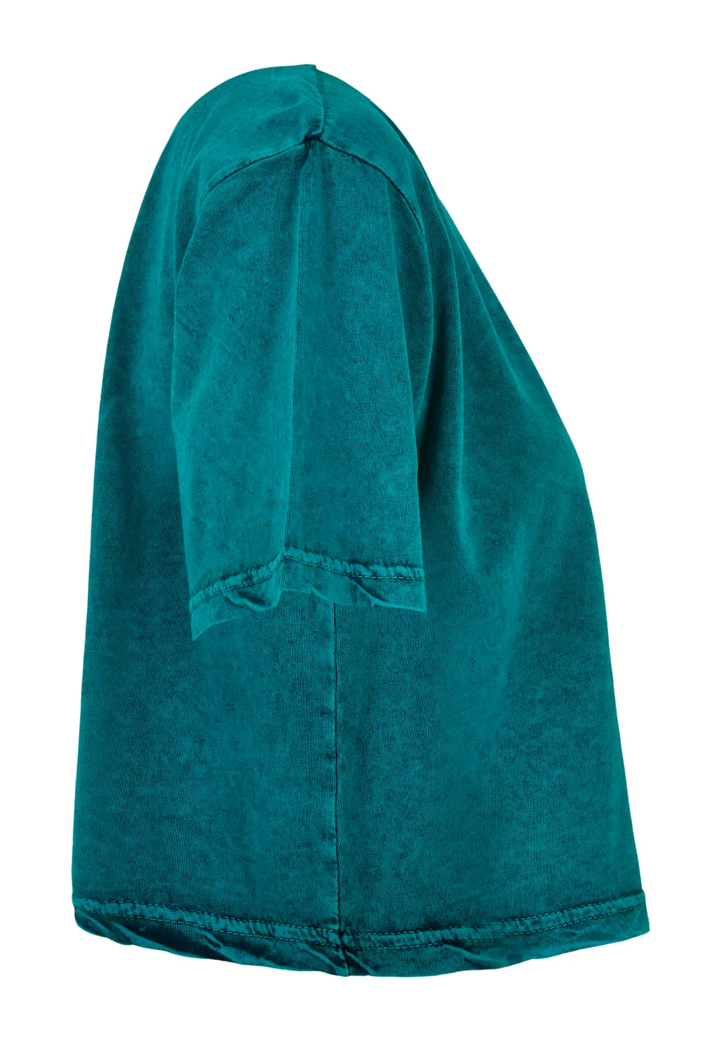 all-groups Women's Acid Washed Cropped Tee