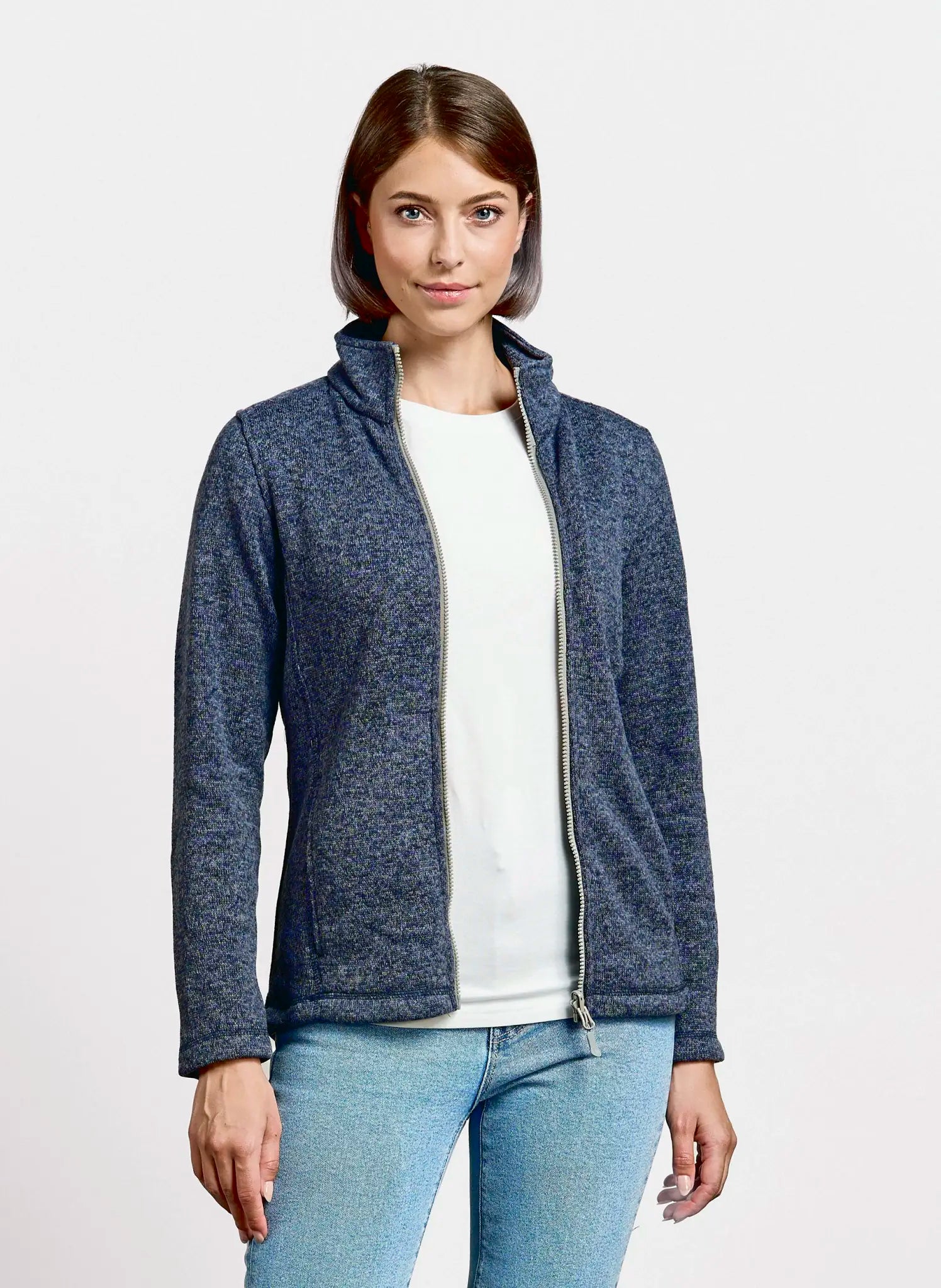 all-groups Women's Knit Fleece Jacket C