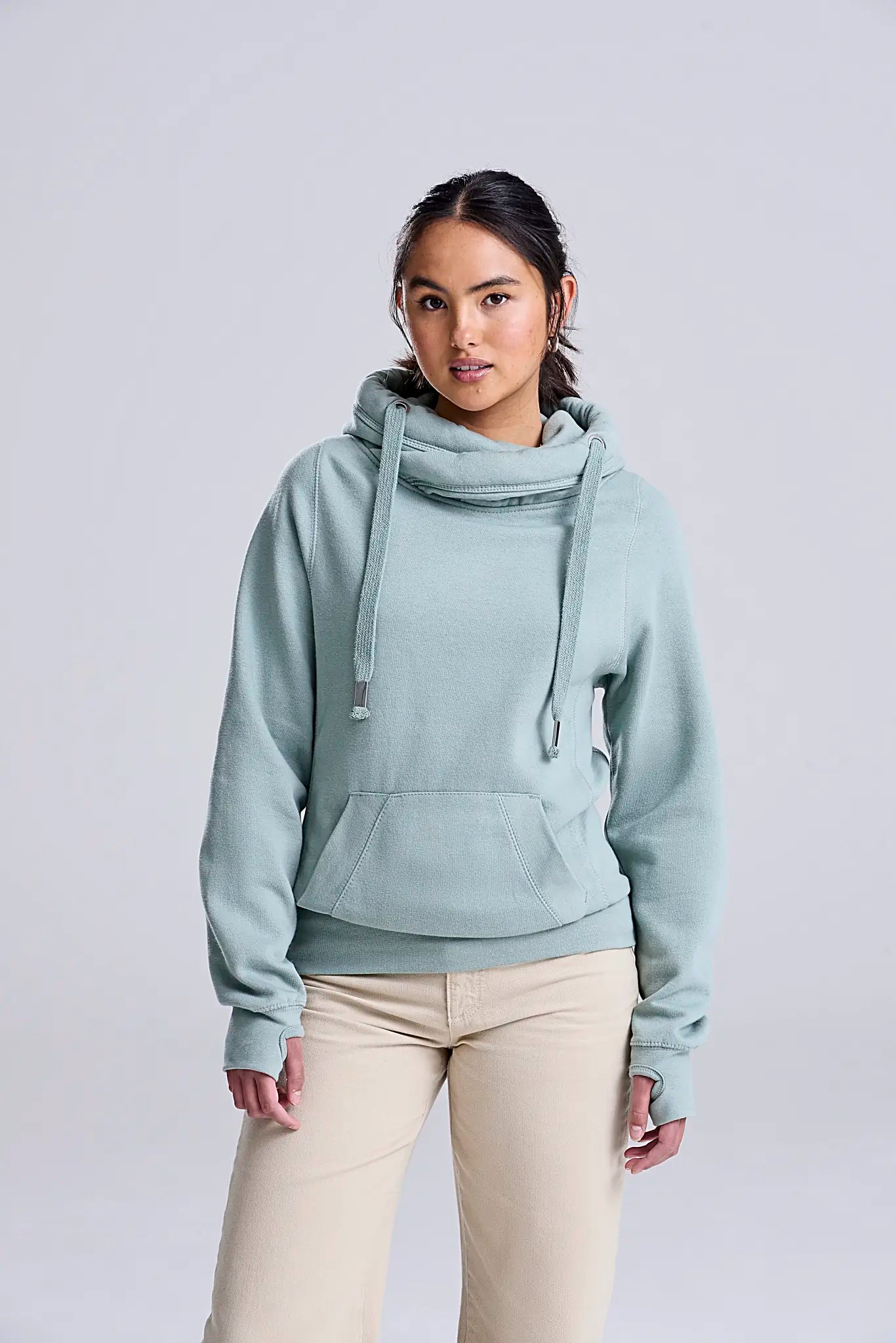 all-groups Men's Cross Neck Hoodie