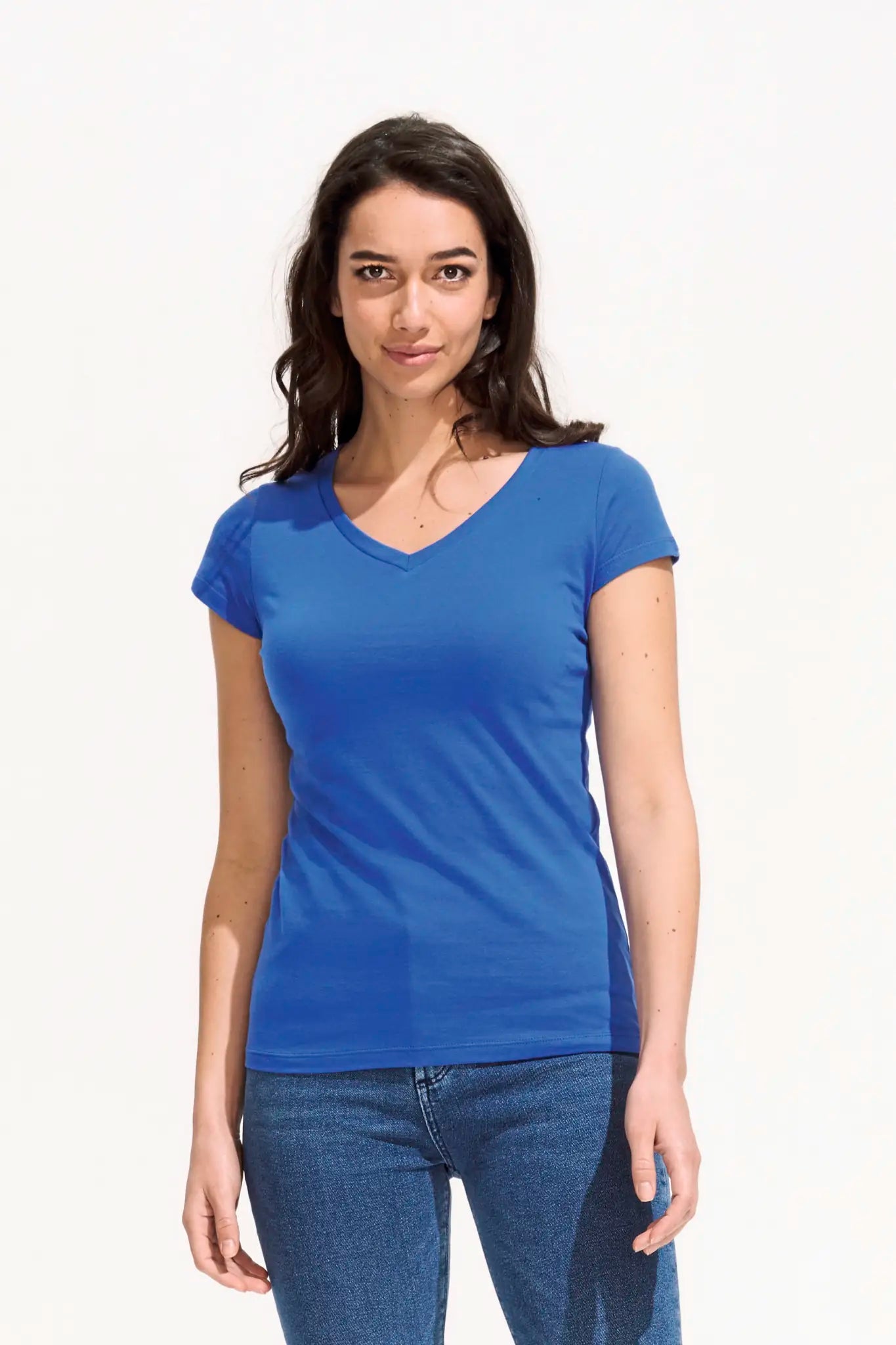 all-groups Women's V Neck T-Shirt Moon