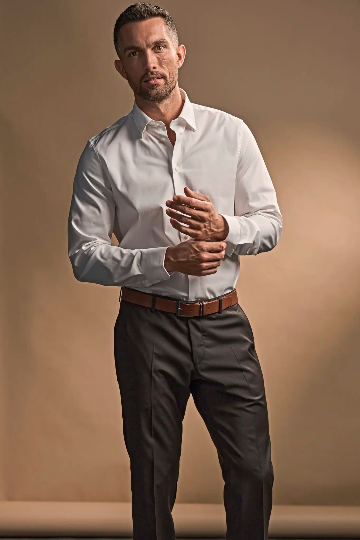 all-groups Men's Stretch Luxury Shirt