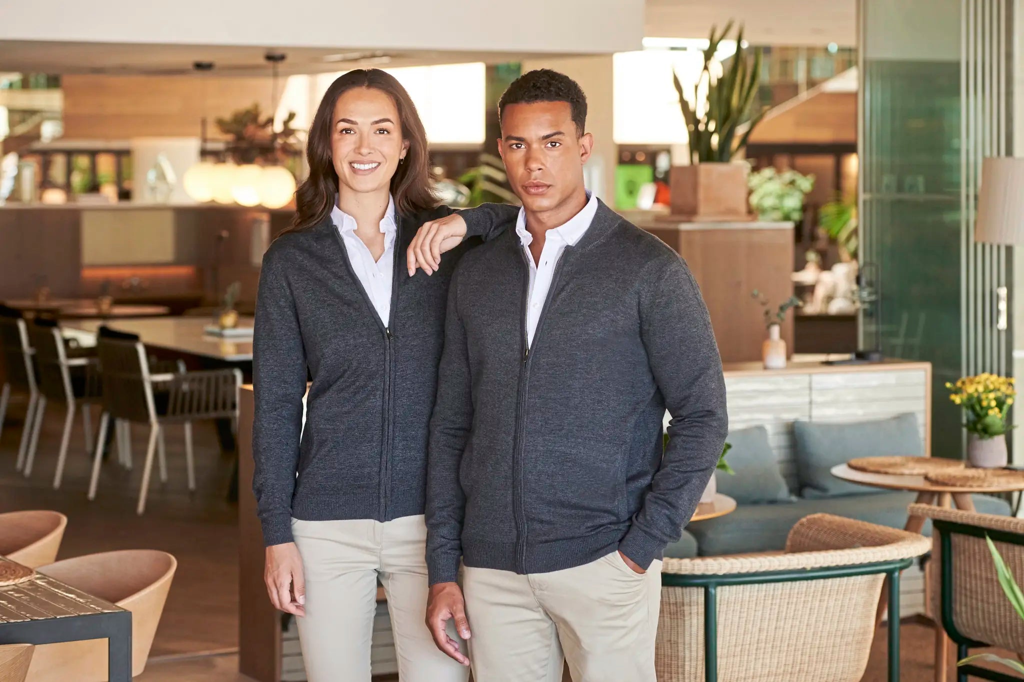 all-groups Unisex Zip Through Cardigan