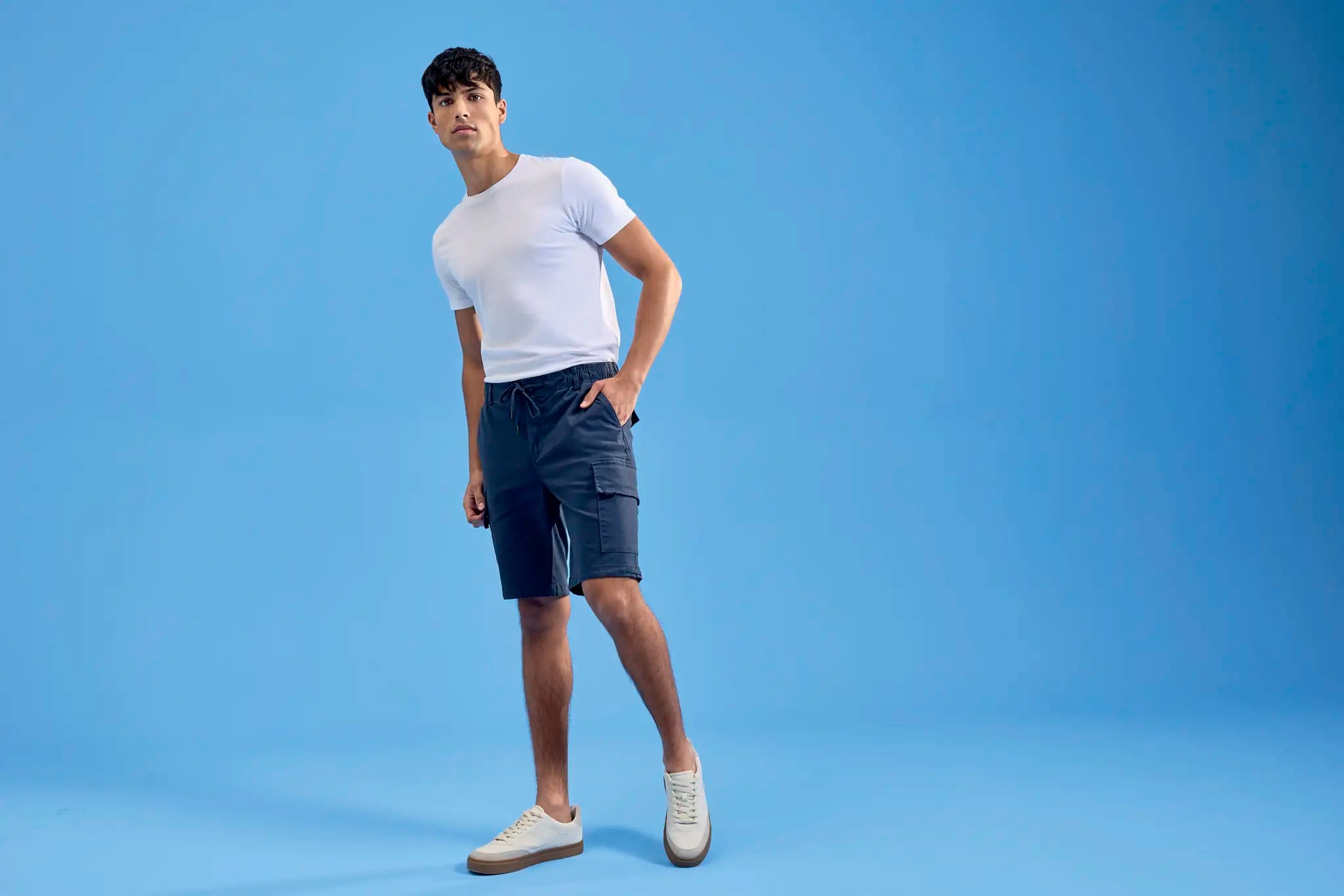 all-groups Men's Drawstring Cargo Utility Shorts